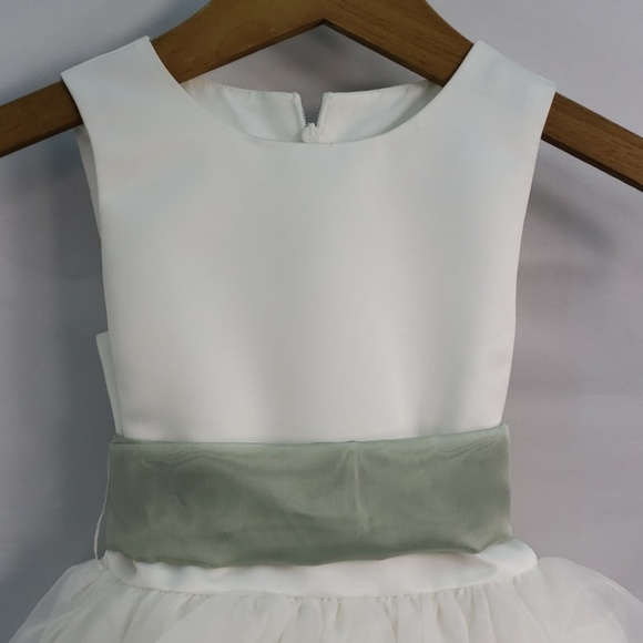 US ANGELS FLOWER GIRL DRESST IVORY STYLE 909 - Picture 2 of 4